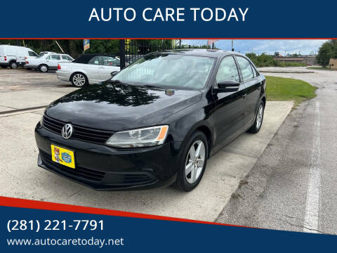 2012 Volkswagen Jetta for sale at AUTO CARE TODAY in Spring TX