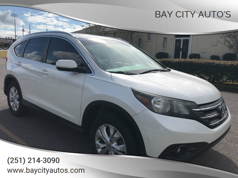 2013 Honda CR-V for sale at Bay City Auto's in Mobile AL