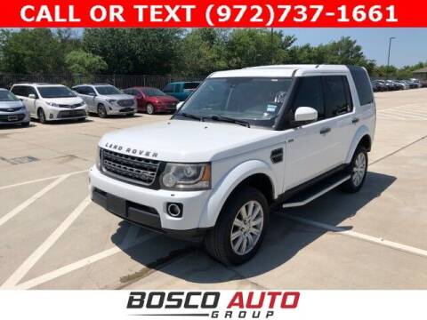 2016 Land Rover LR4 for sale at Bosco Auto Group in Flower Mound TX