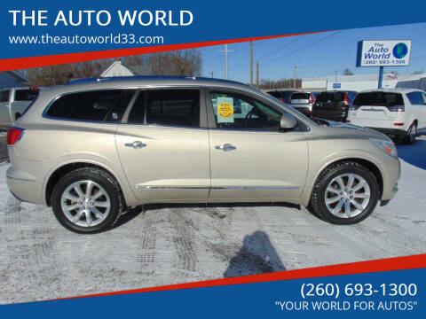 2015 Buick Enclave for sale at THE AUTO WORLD in Churubusco IN