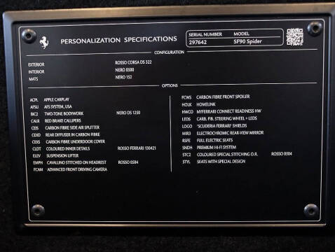 2023 Ferrari SF90 Spider