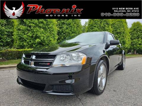2012 Dodge Avenger for sale at Phoenix Motors Inc in Raleigh NC