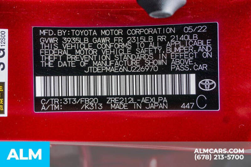 2022 Toyota Corolla LE