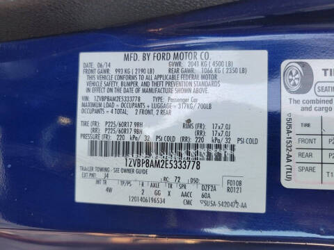 2014 Ford Mustang V6 Premium