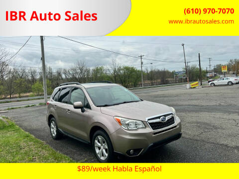 2015 Subaru Forester for sale at IBR Auto Sales in Pottstown PA