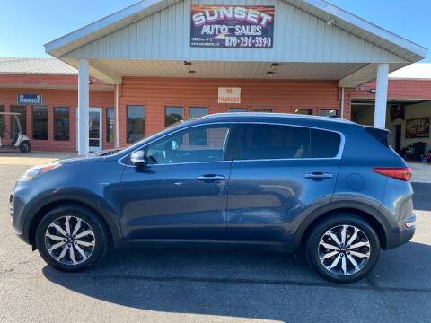 2017 Kia Sportage for sale at Sunset Auto Sales in Paragould AR