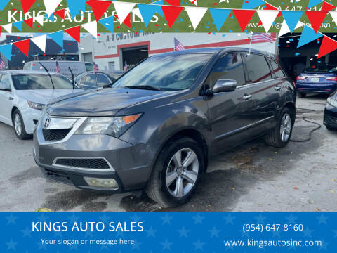 2011 Acura MDX for sale at KINGS AUTO SALES in Hollywood FL