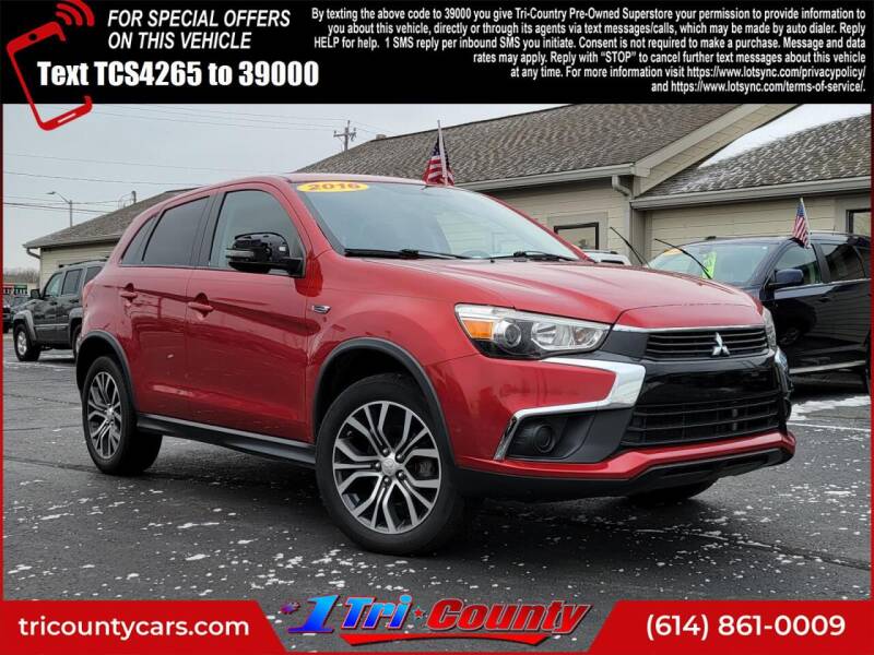 2016 Mitsubishi Outlander Sport for sale at Tri-County Pre-Owned Superstore in Reynoldsburg OH