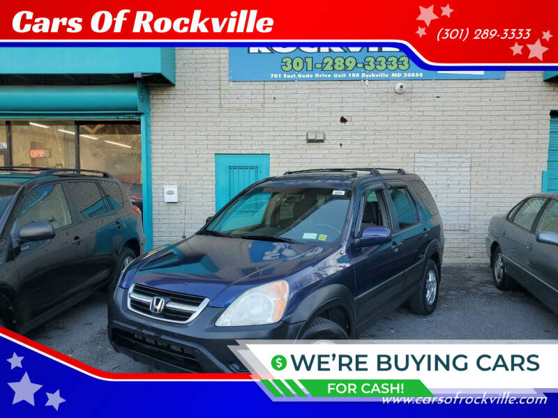 2004 Honda CR-V for sale at Cars Of Rockville in Rockville MD