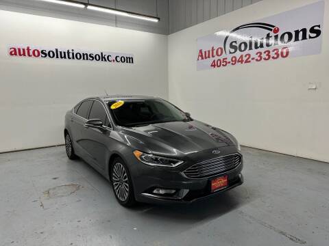 2018 Ford Fusion for sale at Auto Solutions in Warr Acres OK