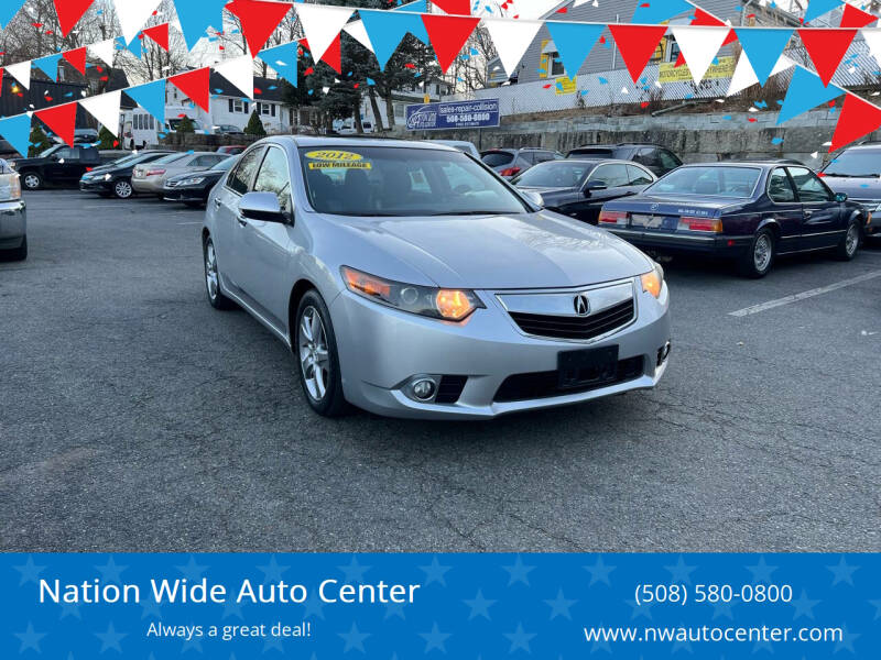 2012 Acura TSX for sale at Nation Wide Auto Center in Brockton MA