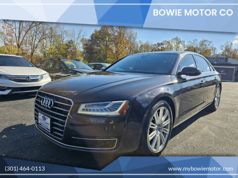 2015 Audi A8 L for sale at Bowie Motor Co in Bowie MD