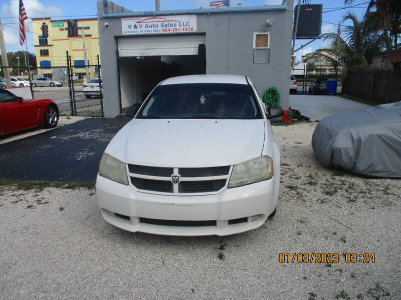 2010 Dodge Avenger for sale at K & V AUTO SALES LLC in Hollywood FL