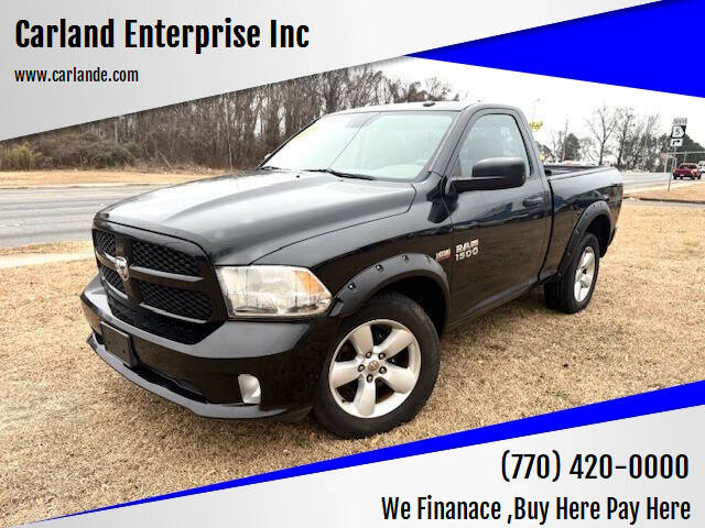 2013 RAM 1500 for sale at Carland Enterprise Inc in Marietta GA