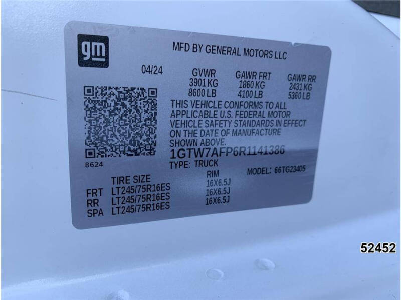 2024 GMC Savana 2500