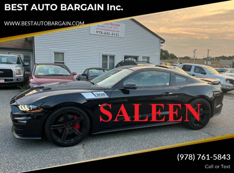 2021 Ford Mustang for sale at BEST AUTO BARGAIN inc. in Lowell MA
