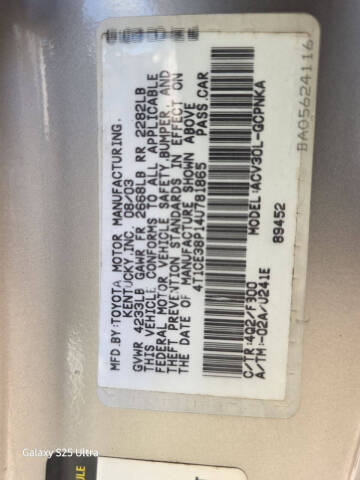 2004 Toyota Camry Solara SE