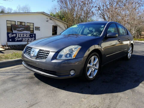 2005 Nissan Maxima for sale at TR MOTORS in Gastonia NC