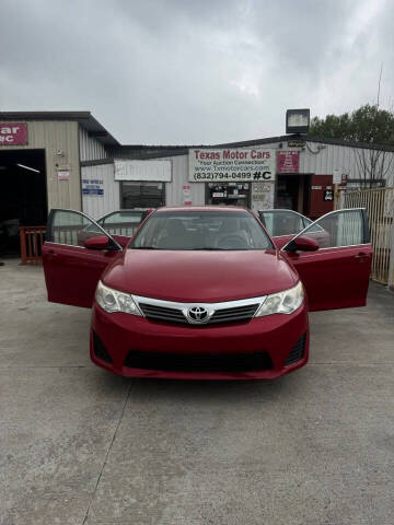 2012 Toyota Camry for sale at TEXAS MOTOR CARS in Houston TX