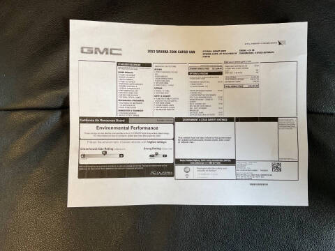 2023 GMC Savana 2500