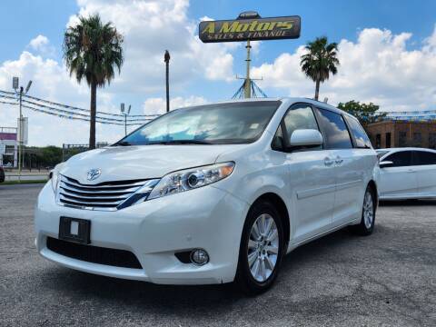 2011 Toyota Sienna for sale at A MOTORS SALES AND FINANCE in San Antonio TX