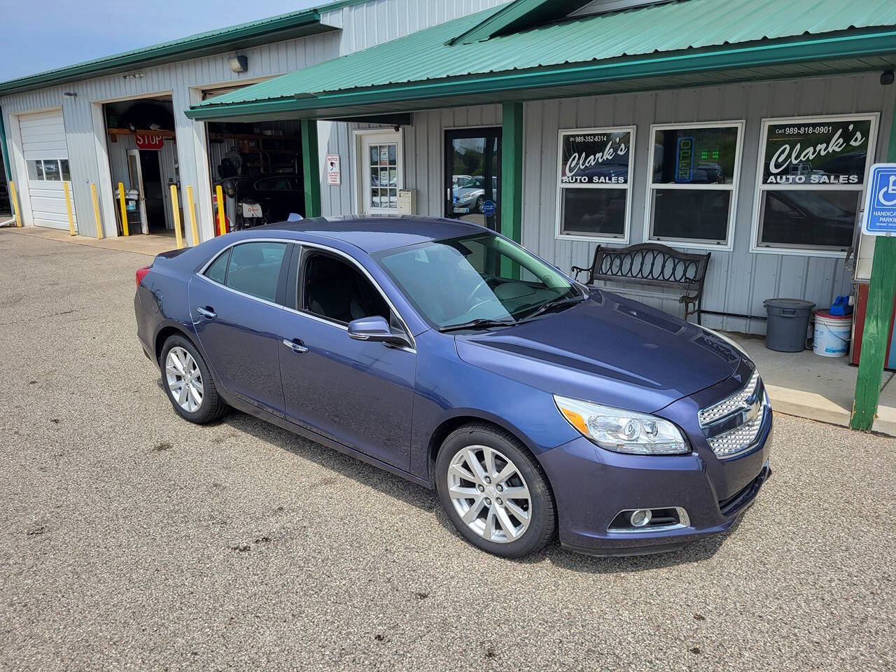 2013 Chevrolet Malibu for sale at Clarks Auto Sales Inc in Lakeview, MI