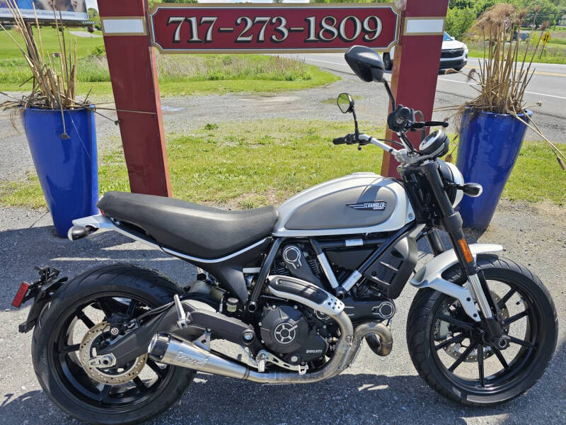 2018 Ducati Scrambler ICON Silver ice