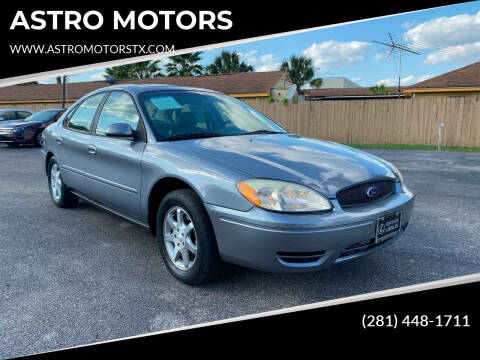 2006 Ford Taurus for sale at ASTRO MOTORS in Houston TX