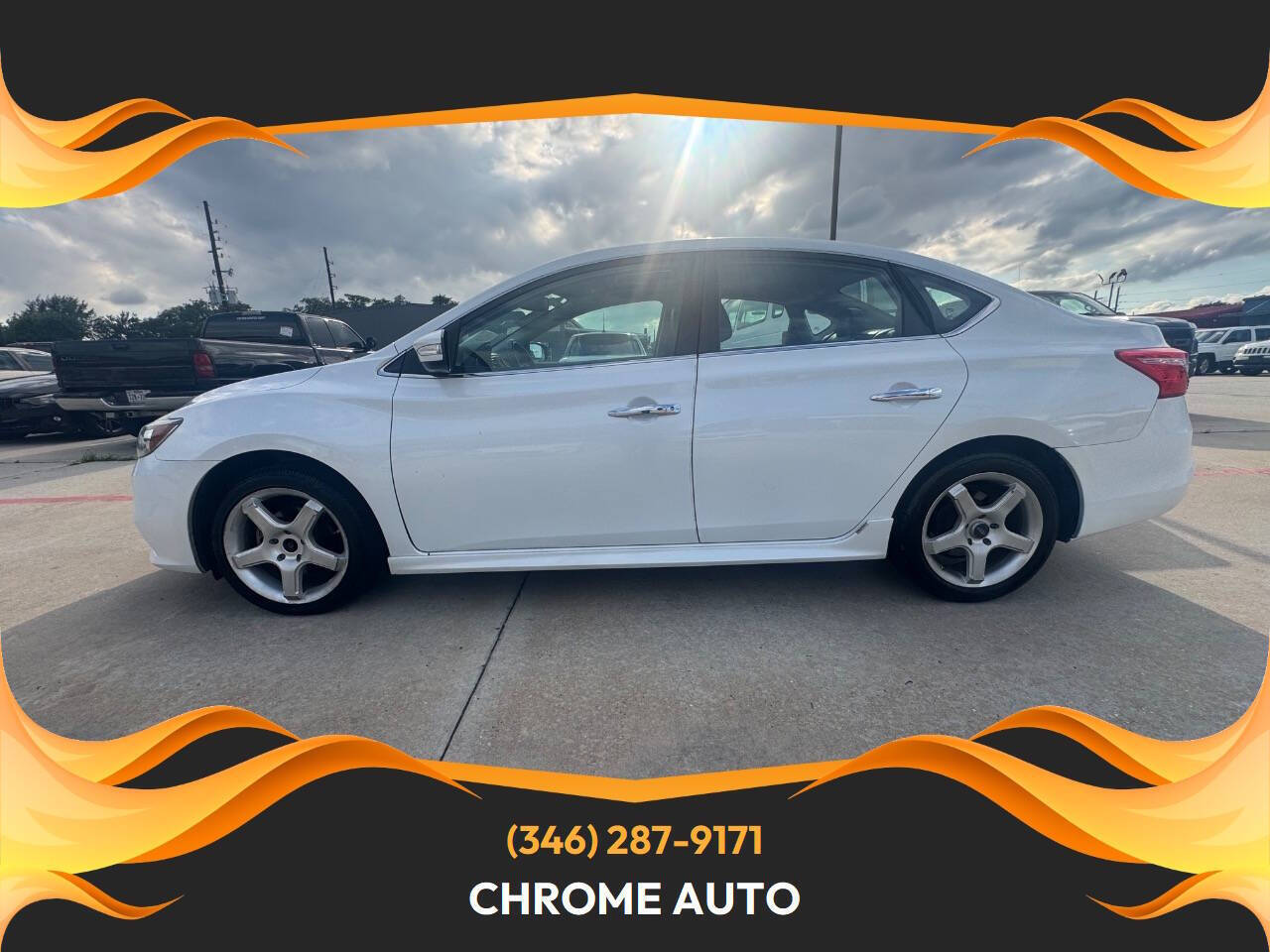 Aspen White 2016 Nissan Sentra Sedan Front-Wheel Drive Automatic