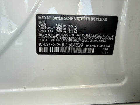 2016 BMW 7 Series 740i