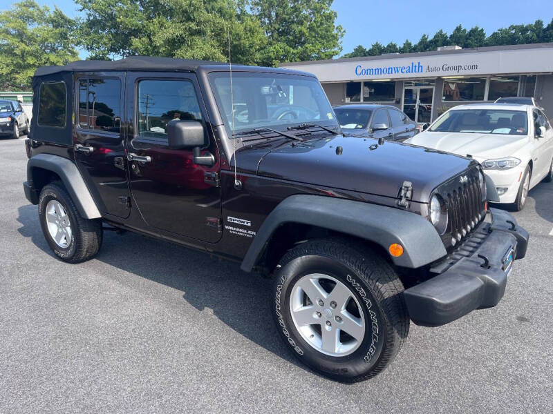 2013 Jeep Wrangler Unlimited for sale at Commonwealth Auto Group in Virginia Beach VA