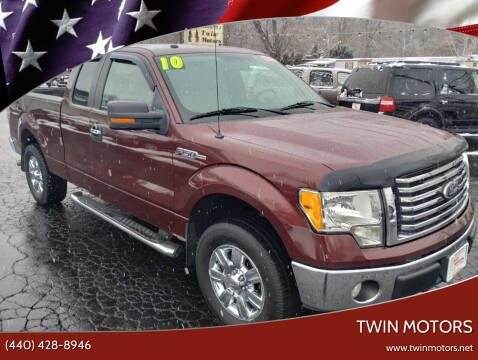 2010 Ford F-150 for sale at TWIN MOTORS in Madison OH