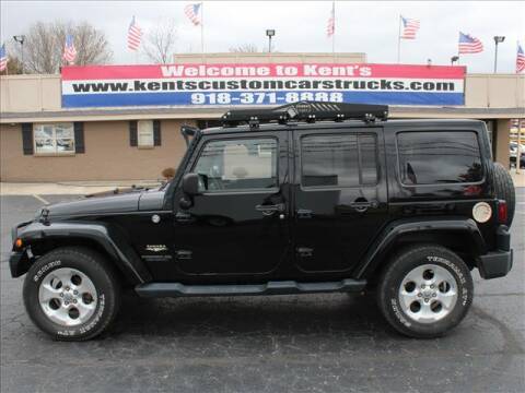 2014 Jeep Wrangler Unlimited for sale at Kents Custom Cars and Trucks in Collinsville OK