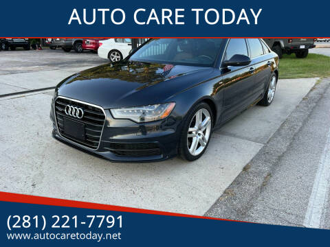 2014 Audi A6 for sale at AUTO CARE TODAY in Spring TX