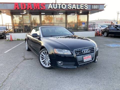 2010 Audi A5 for sale at Adams Auto Sales CA in Sacramento CA