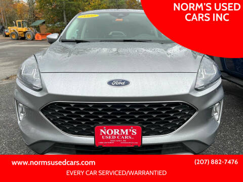 2022 Ford Escape for sale at NORM'S USED CARS INC in Wiscasset ME
