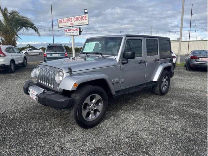 2016 Jeep Wrangler Unlimited for sale at Dealers Choice Inc in Farmersville CA