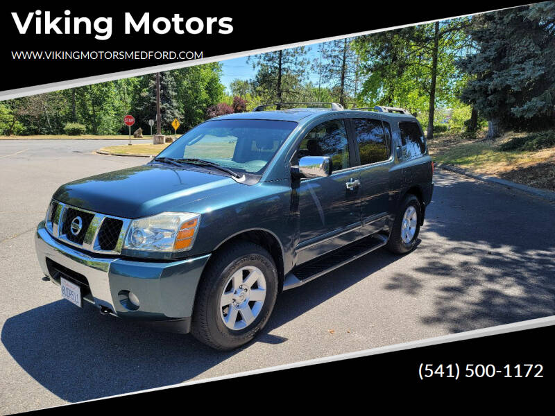 2004 Nissan Armada for sale at Viking Motors in Medford OR