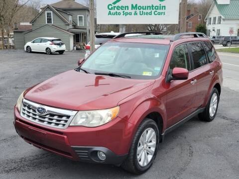 2012 Subaru Forester for sale at Green Mountain Auto Spa and Used Cars in Williamstown VT