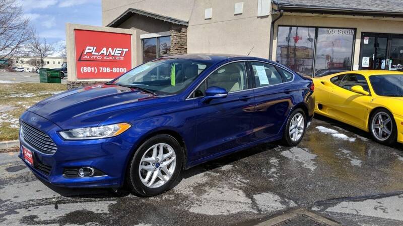2014 Ford Fusion for sale at PLANET AUTO SALES in Lindon UT