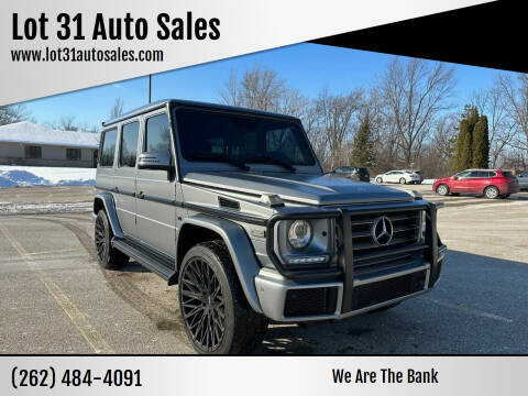 2017 Mercedes-Benz G-Class for sale at Lot 31 Auto Sales in Kenosha WI