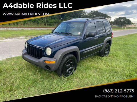 2004 Jeep Liberty for sale at A4dable Rides LLC in Haines City FL