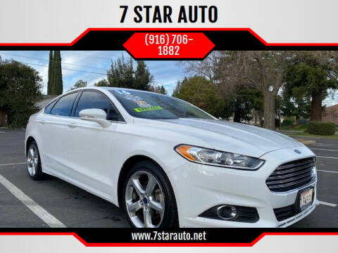 2016 Ford Fusion for sale at 7 STAR AUTO in Sacramento CA