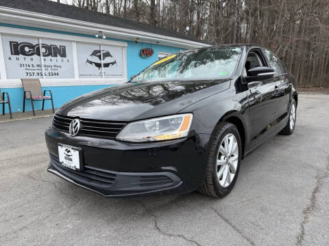 2012 Volkswagen Jetta for sale at ICON AUTO SALES in Chesapeake VA