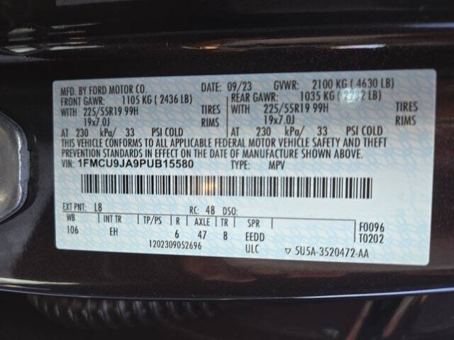 2023 Ford Escape Platinum