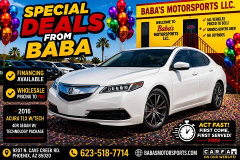 2016 Acura TLX w/Tech
