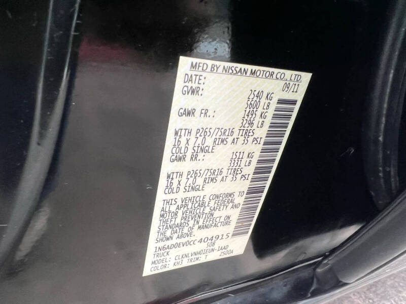 2012 Nissan Frontier