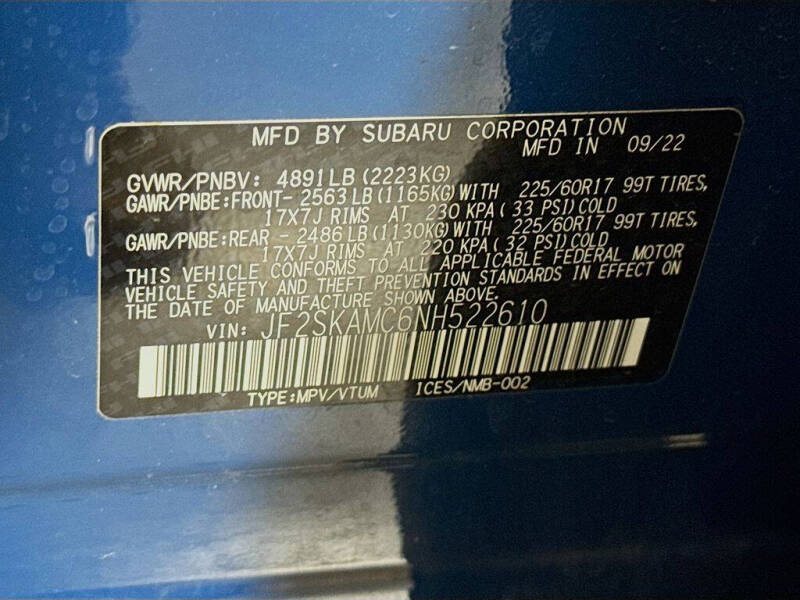 2022 Subaru Forester Wilderness