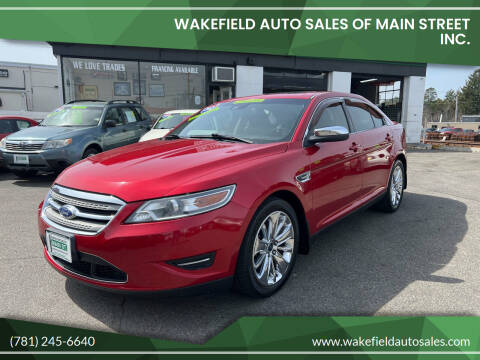 2012 Ford Taurus for sale at Wakefield Auto Sales of Main Street Inc. in Wakefield MA
