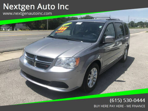 2016 Dodge Grand Caravan for sale at Nextgen Auto Inc in Smithville TN